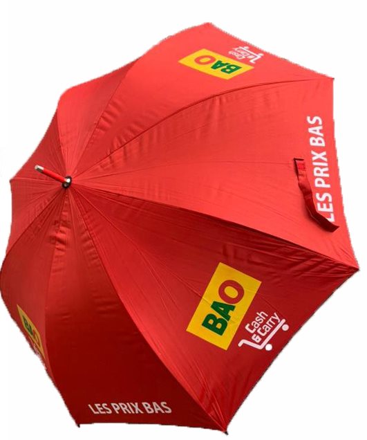 Parapluie logoté BAO Cash & Carry