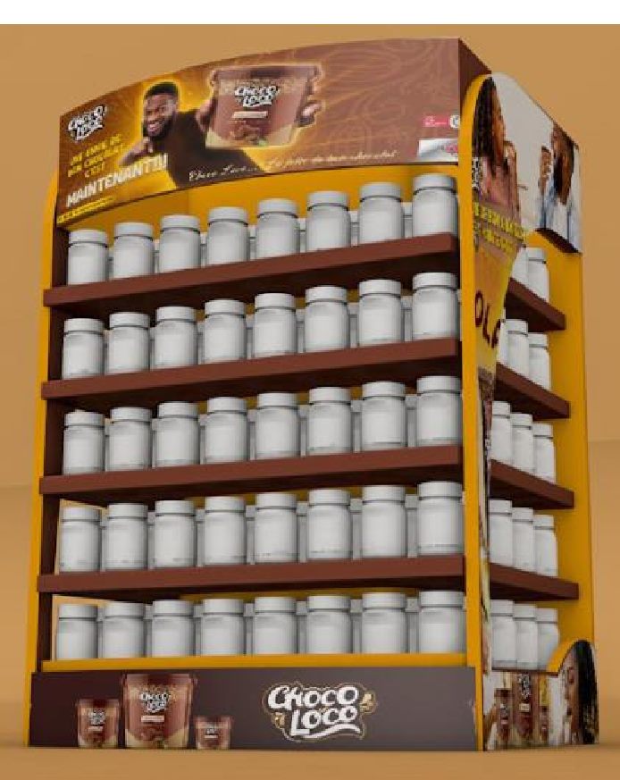 Présentoir 3D Choco Loco OK Foods