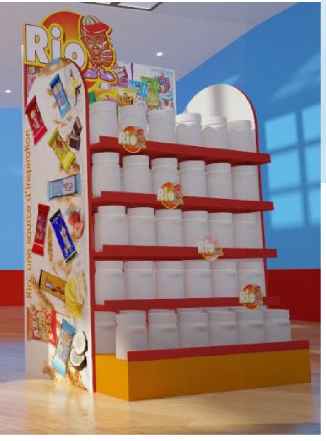 Présentoir 3D Rio OK Foods